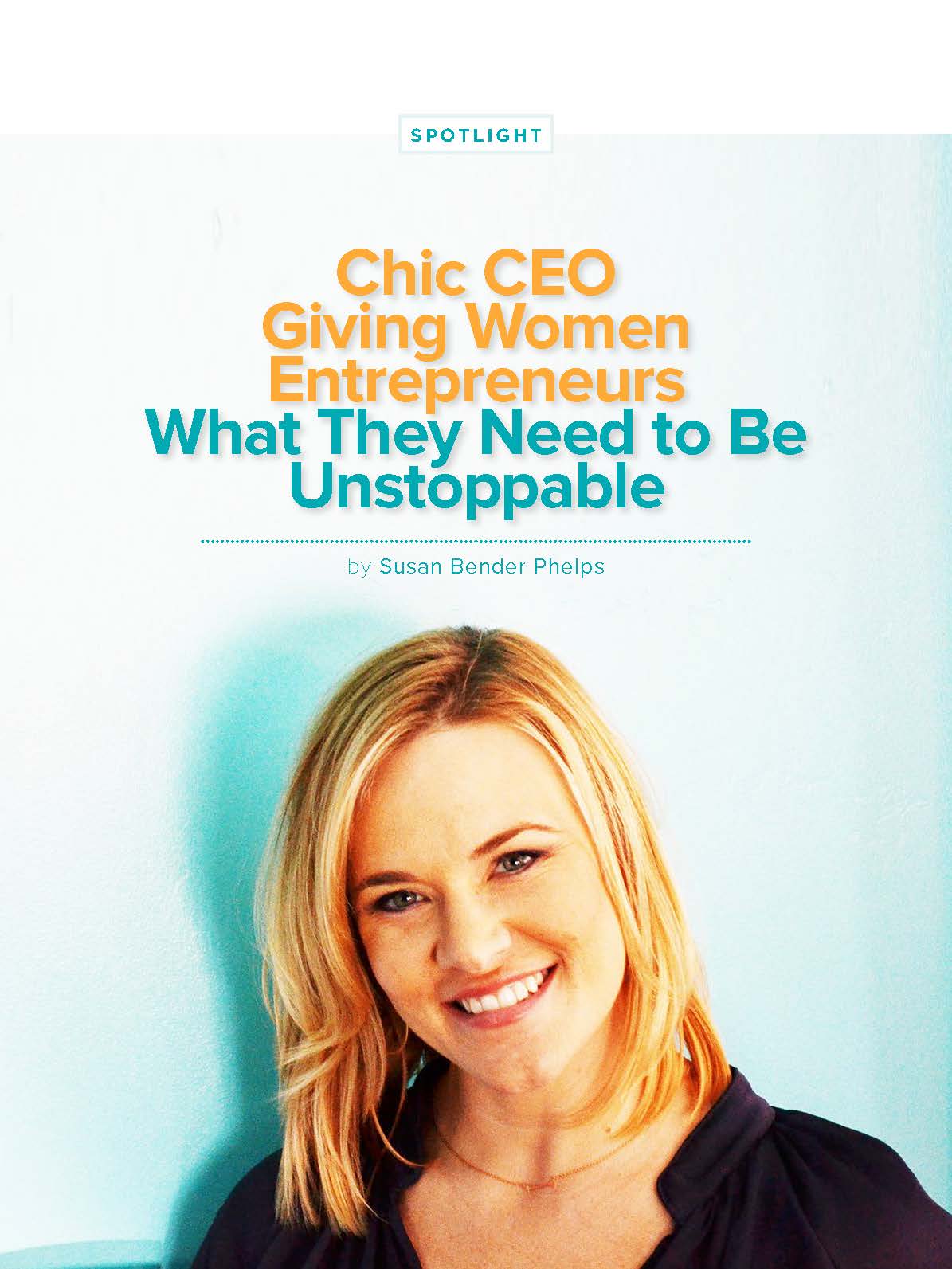 You are currently viewing Chic CEO – What Women Entrepreneurs Need to Be Unstoppable